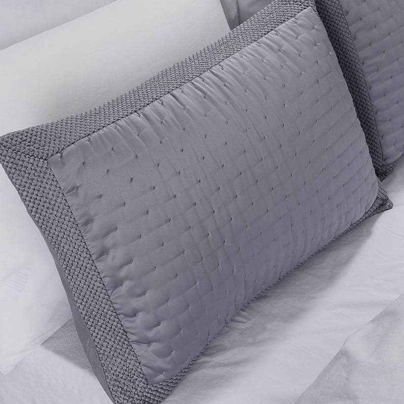 Waldorf Satin Antique Mist Coverlet Separates