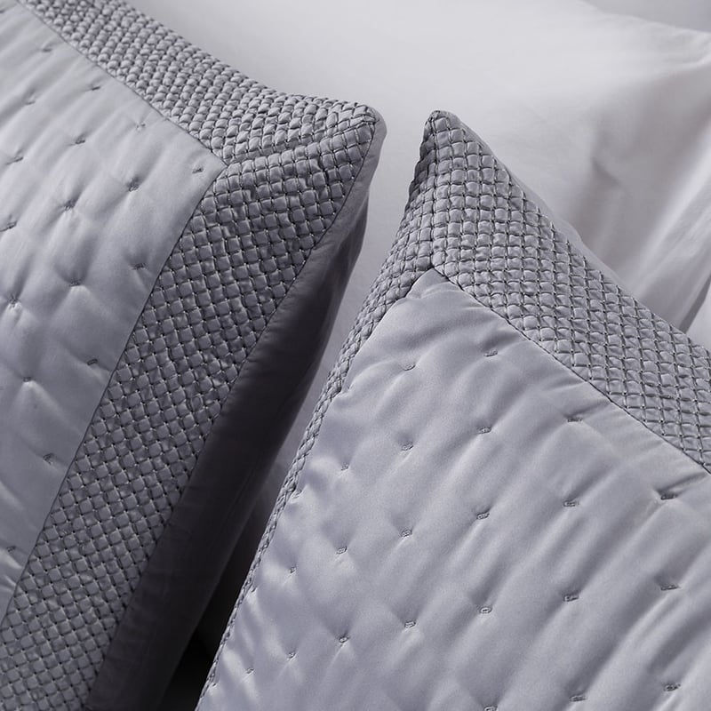 Waldorf Satin Antique Mist Coverlet Separates