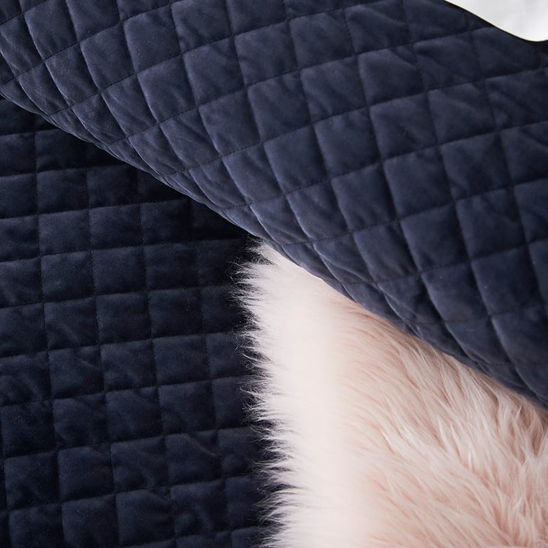 Blake Velvet Peacock Quilted Quilt Cover Separates