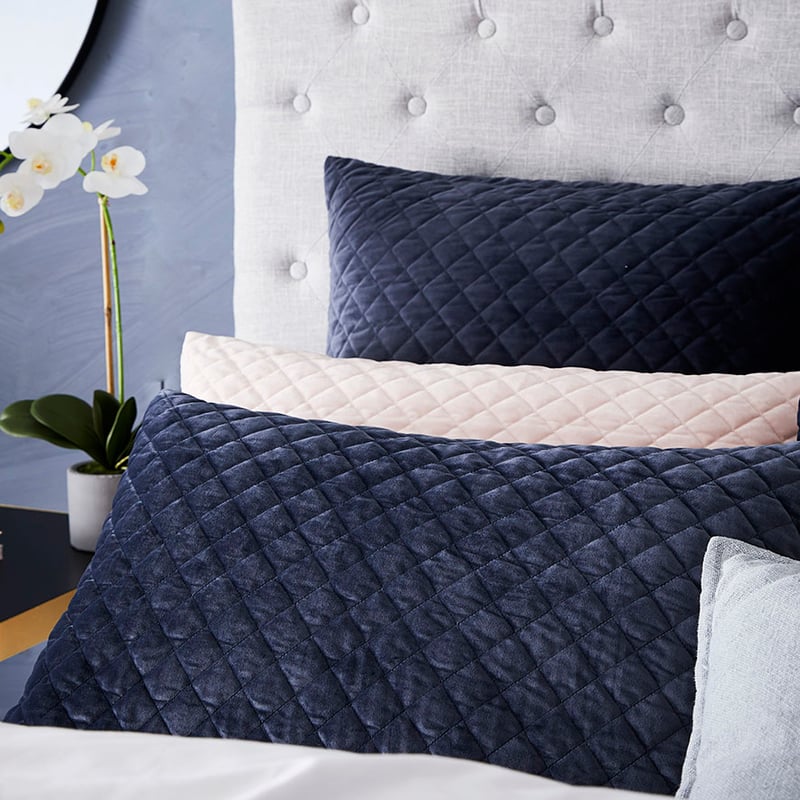 Blake Velvet Peacock Quilted Quilt Cover Separates
