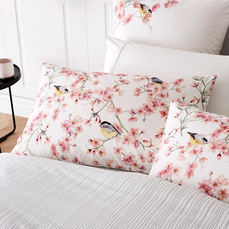 Winter Blossom Pink Quilt Cover Set + Separates