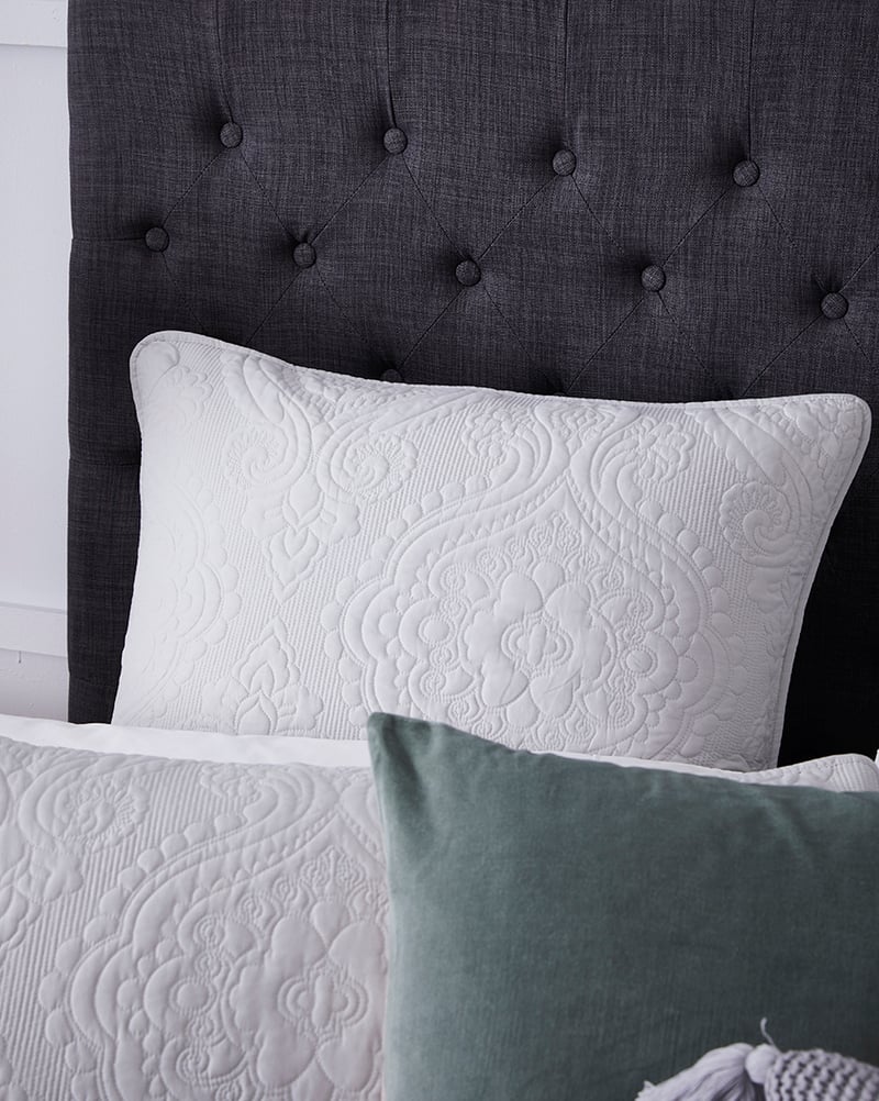 Abigail Glacier Quilted Quilt Cover Separates