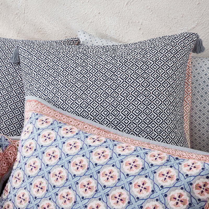 Kashmir Peach Quilted Quilt Cover Separates