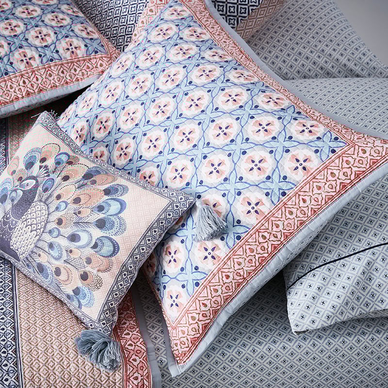Kashmir Peach Quilted Quilt Cover Separates