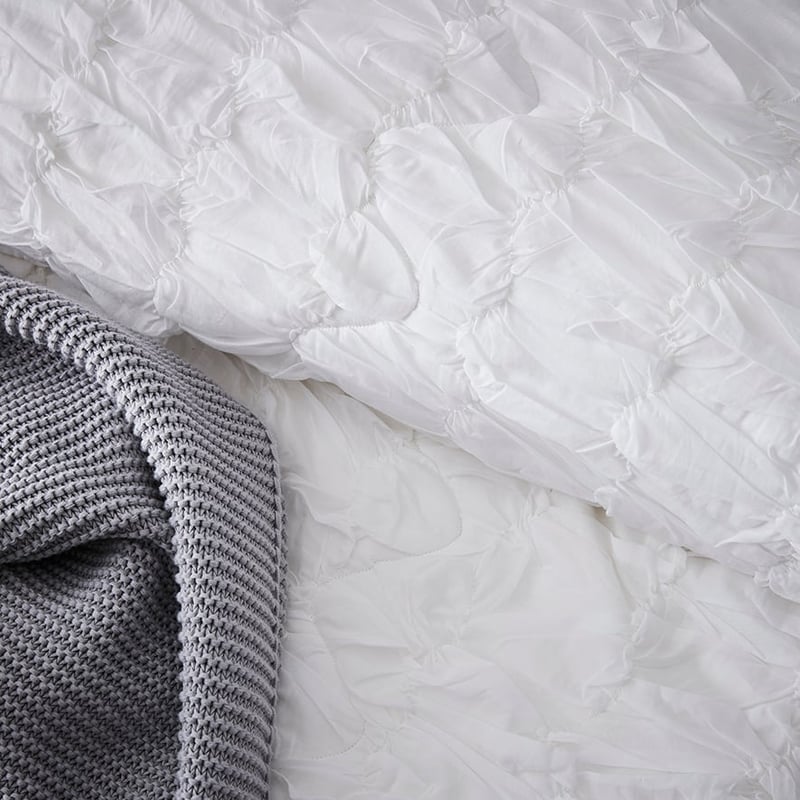 Cassie White Coverlet Separates