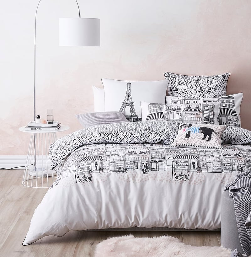 Bonjour Natural Quilt Cover Set + Separates