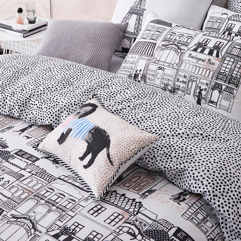 Bonjour Natural Quilt Cover Set + Separates