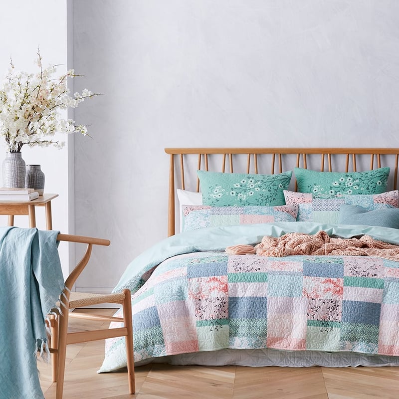 Wabi Sabi Sage Quilted Quilt Cover Separates