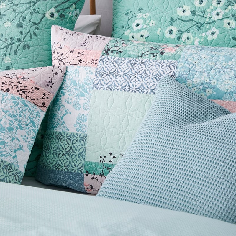 Wabi Sabi Sage Quilted Quilt Cover Separates