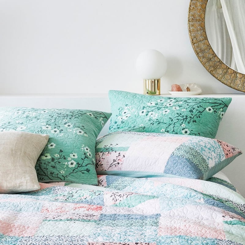 Wabi Sabi Sage Quilted Quilt Cover Separates