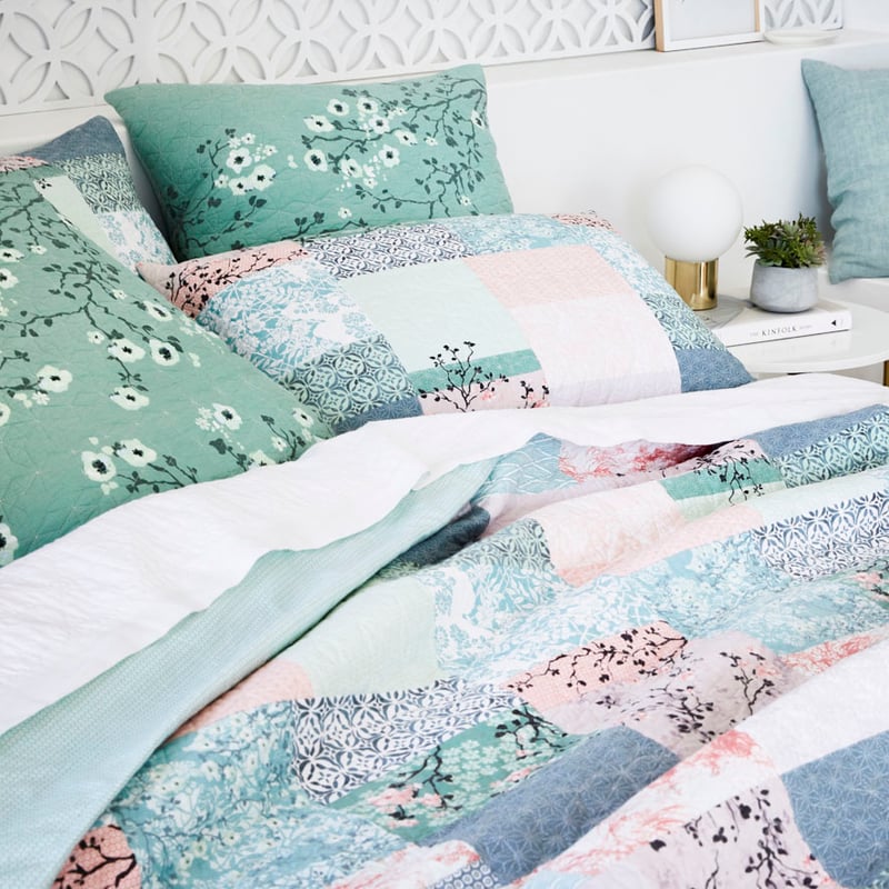Wabi Sabi Sage Quilted Quilt Cover Separates