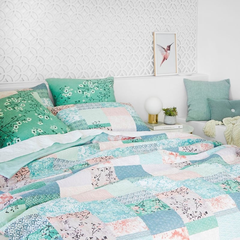 Wabi Sabi Sage Quilted Quilt Cover Separates