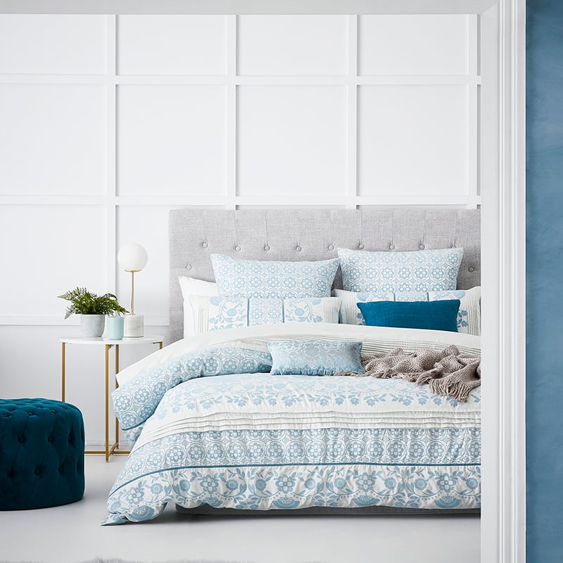 Aubrey Mint Quilt Cover Separates