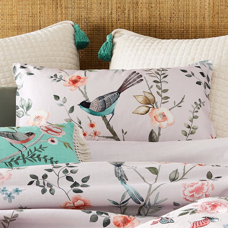 Chinoiserie Nude Quilt Cover Set + Separates