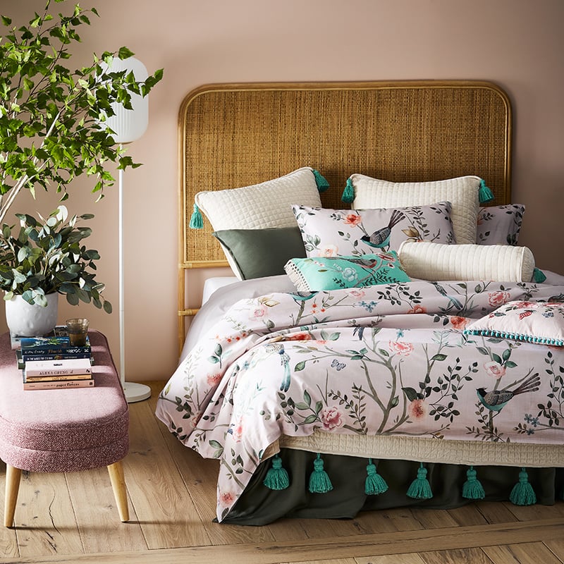 Chinoiserie Nude Quilt Cover Set + Separates