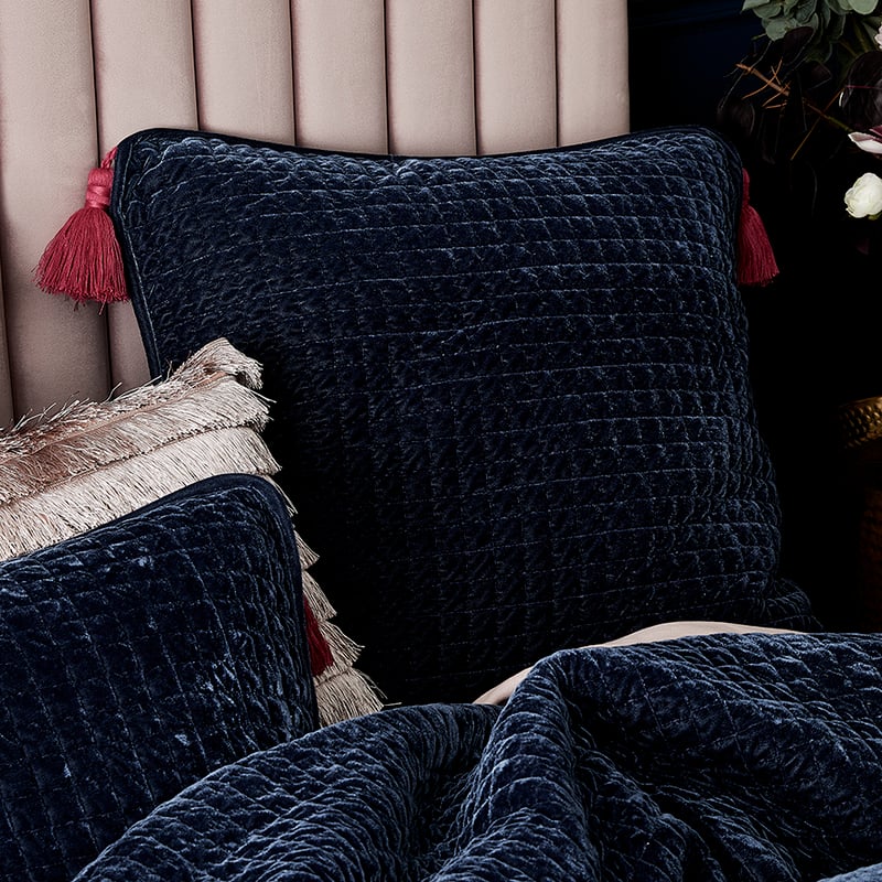 Chinoiserie Navy Coverlet Separates
