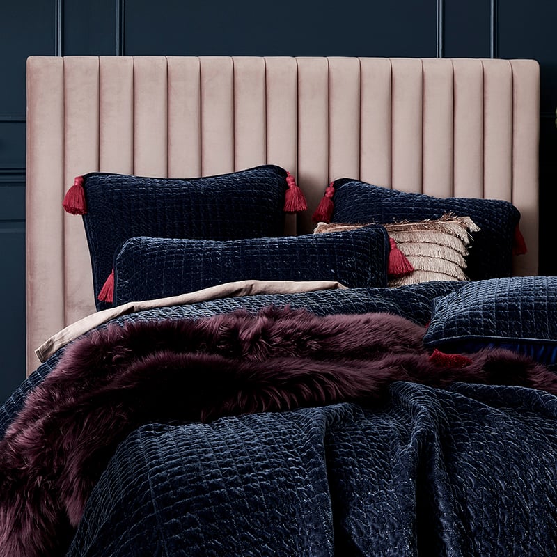 Chinoiserie Navy Coverlet Separates