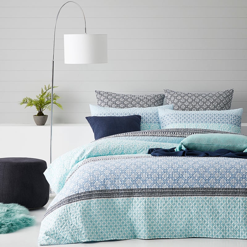 Treviso Ocean Quilted Quilt Cover Separates