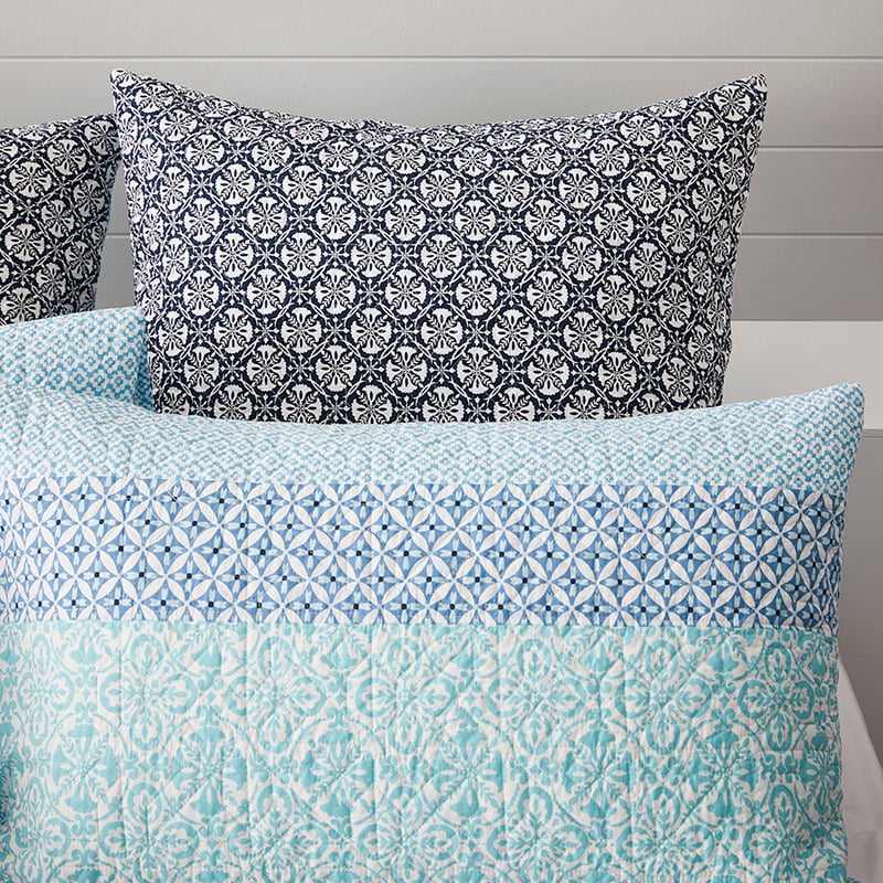 Treviso Ocean Quilted Quilt Cover Separates