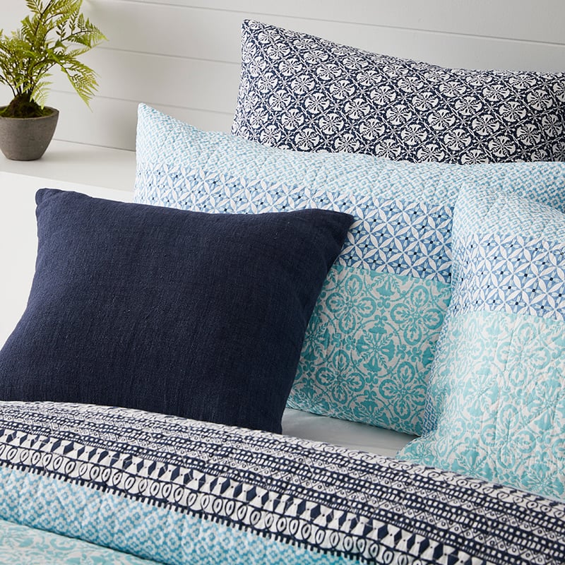 Treviso Ocean Quilted Quilt Cover Separates