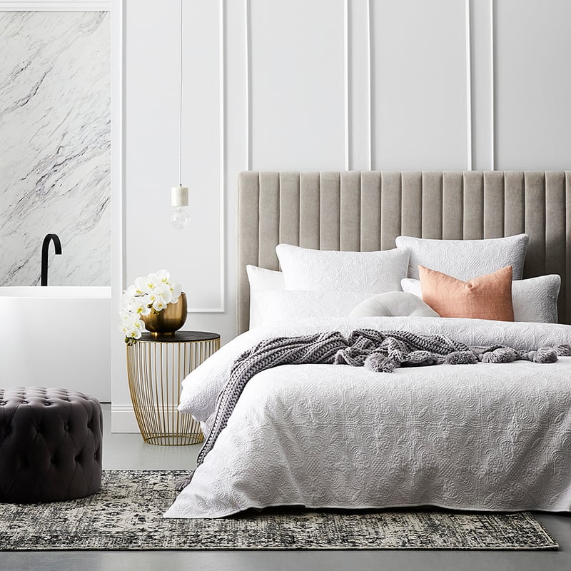 Venlo Grey Quilt Cover Set + Separates