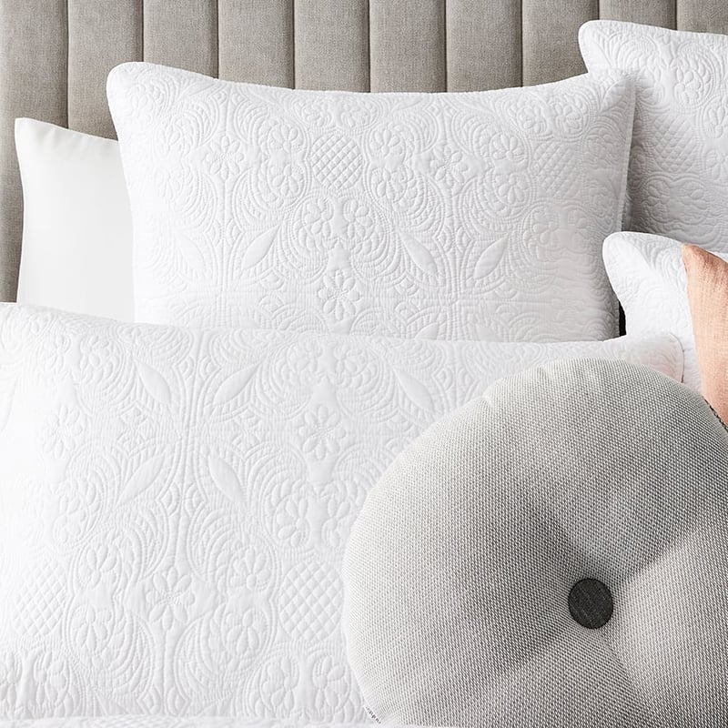 Venlo Grey Quilt Cover Set + Separates