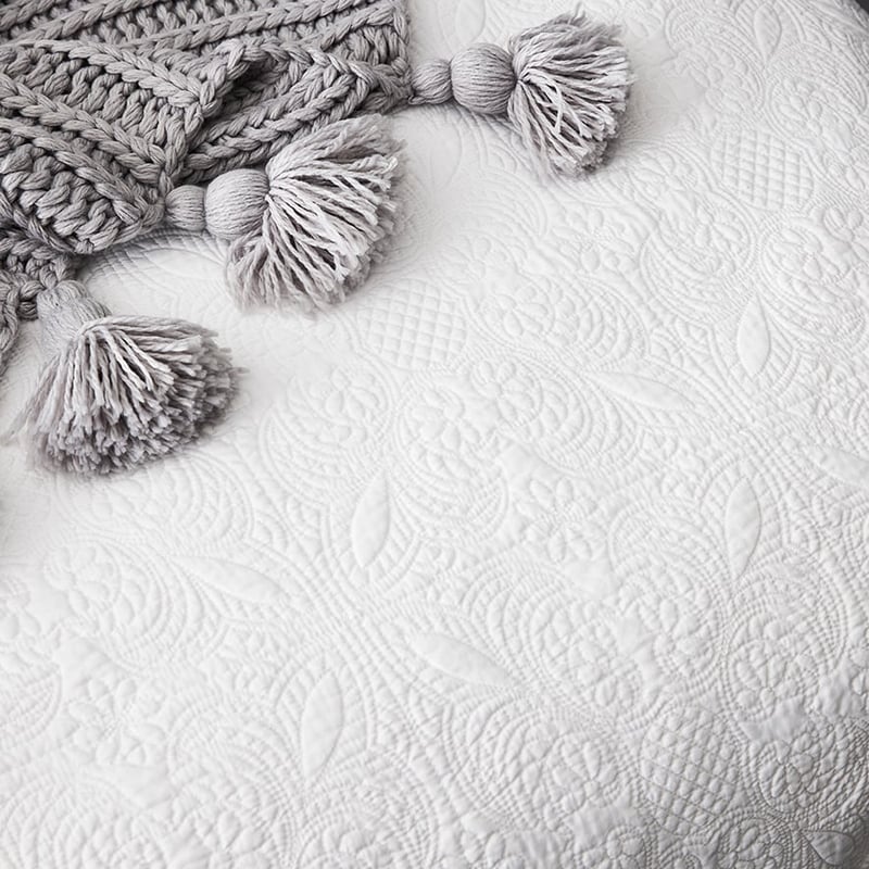 Venlo Grey Quilt Cover Set + Separates