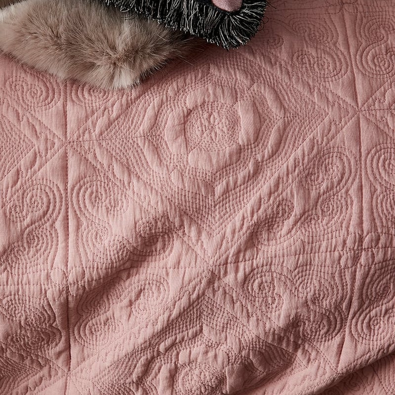 Malta Blush Quilted Quilt Cover Separates