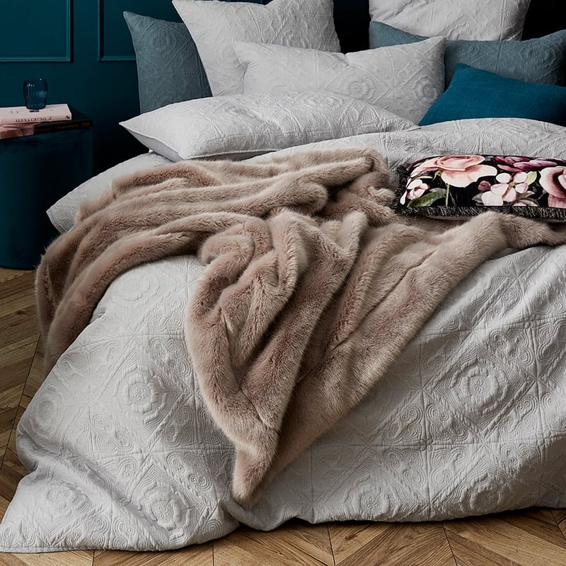 Malta Silver Quilted Quilt Cover Separates