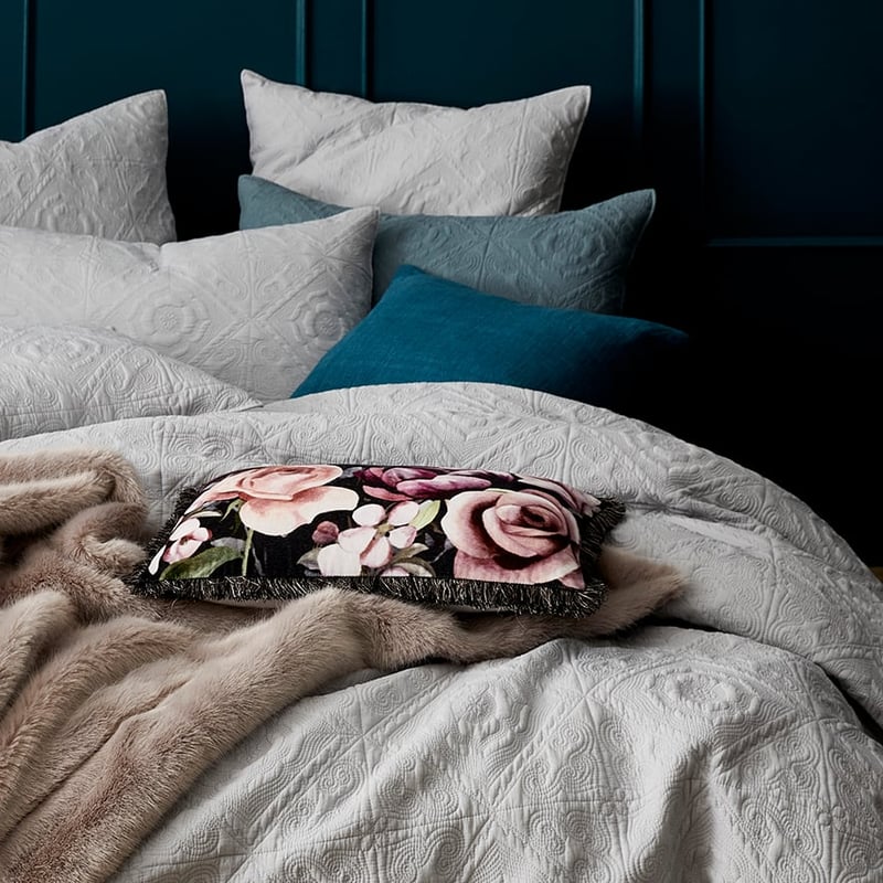 Malta Silver Quilted Quilt Cover Separates