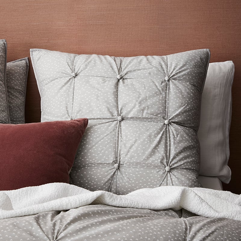 Dahli Grey Quilted Quilt Cover Separates