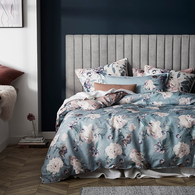 Winter Romance Fog Quilt Cover Set + Separates