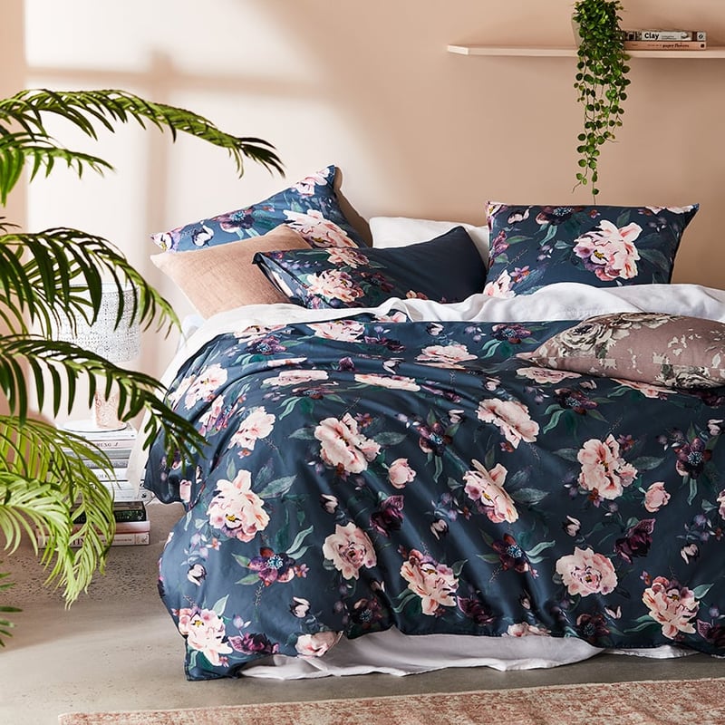 Winter Romance Navy Quilt Cover Set + Separates