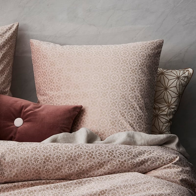 Gatsby Velvet Dusty Pink Quilt Cover Set + Separates