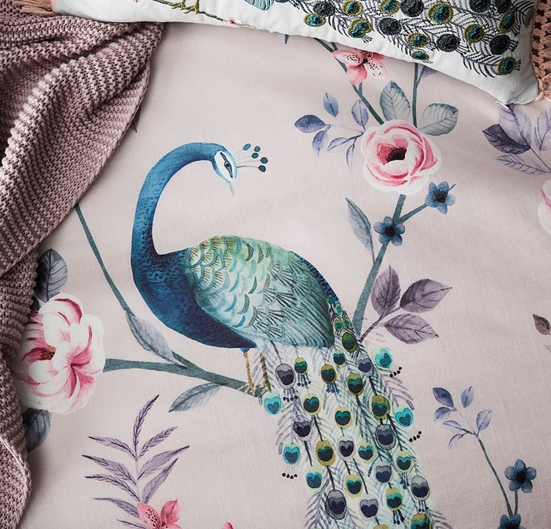 Proud Peacock Orchid Quilt Cover Set + Separates