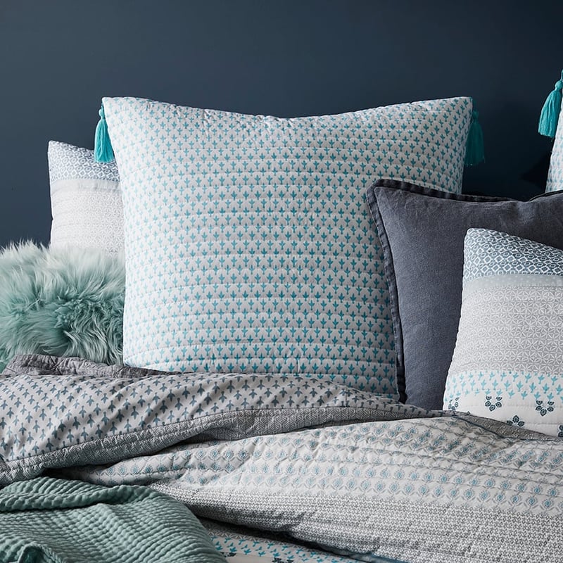 Havana Blue Quilted Quilt Cover Separates