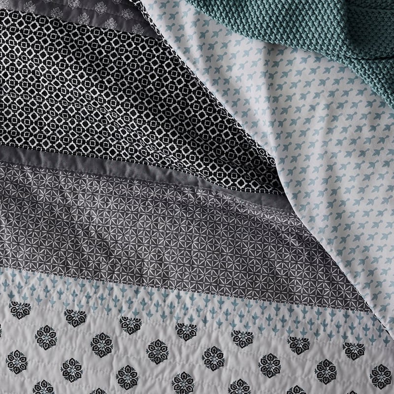 Havana Grey Quilted Quilt Cover Separates