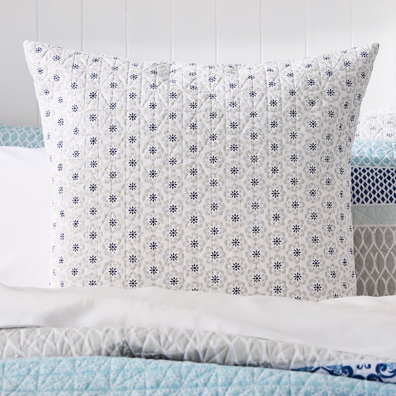 Lucia Azure Quilted Quilt Cover Separates