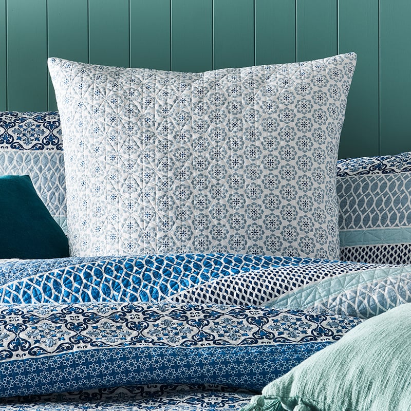 Lucia Navy Quilted Quilt Cover Separates