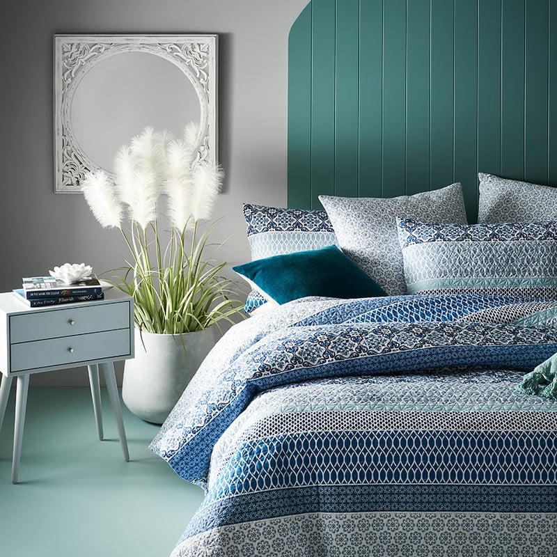 Lucia Navy Quilted Quilt Cover Separates