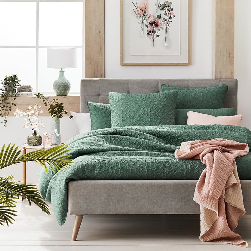 Juno Fern Quilted Quilt Cover Separates