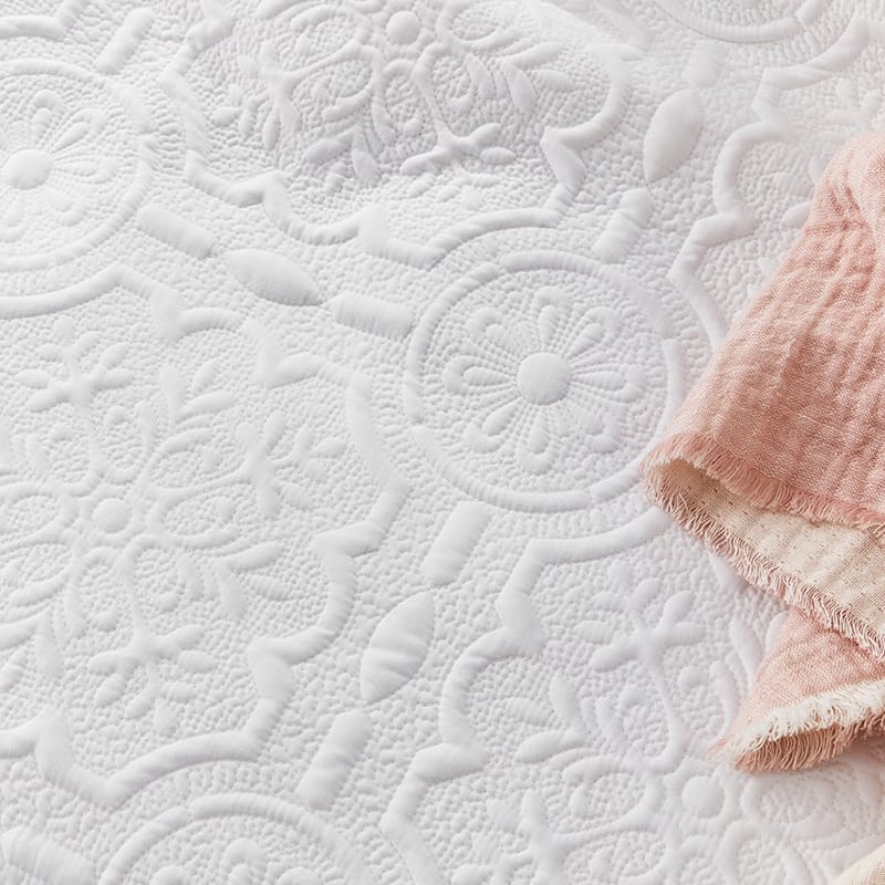 Juno Snow Quilted Quilt Cover Separates