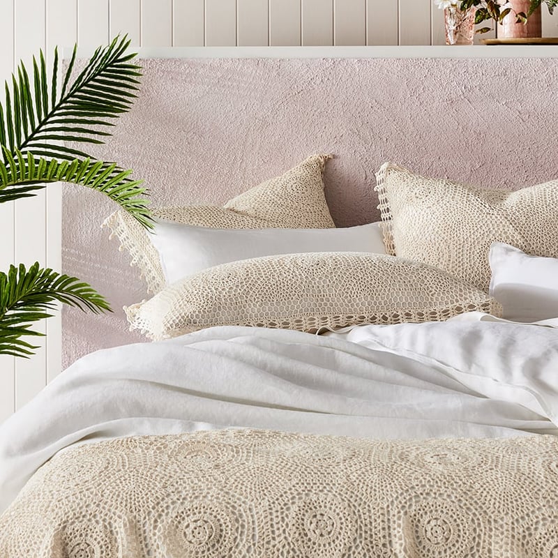 Crochet Natural Bed Runner