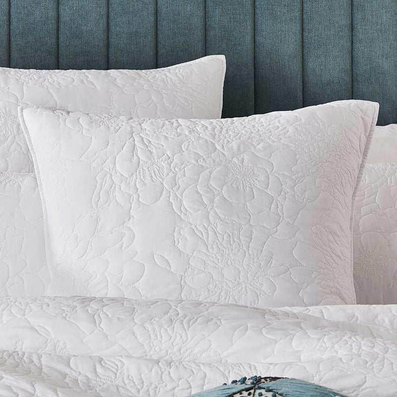 Selma White Quilted Quilt Cover Separates