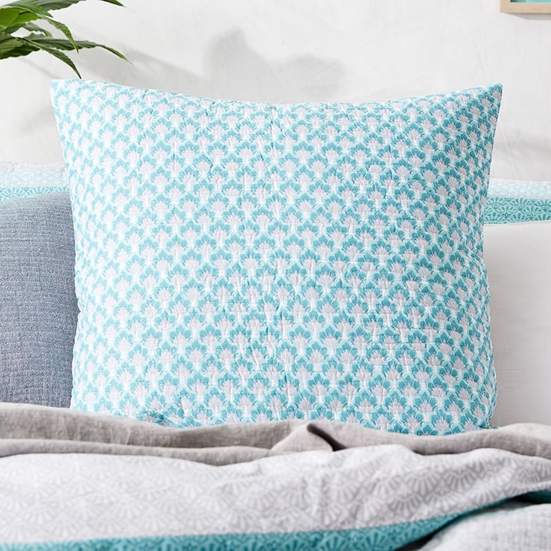 Malibu Blue Quilted Quilt Cover Separates