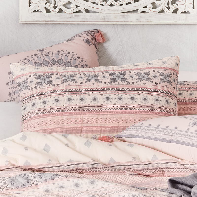 Gypsy Blush Quilted Quilt Cover Separates