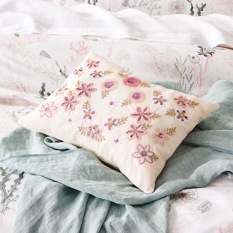 Whitehaven Pink Quilt Cover Set + Separates