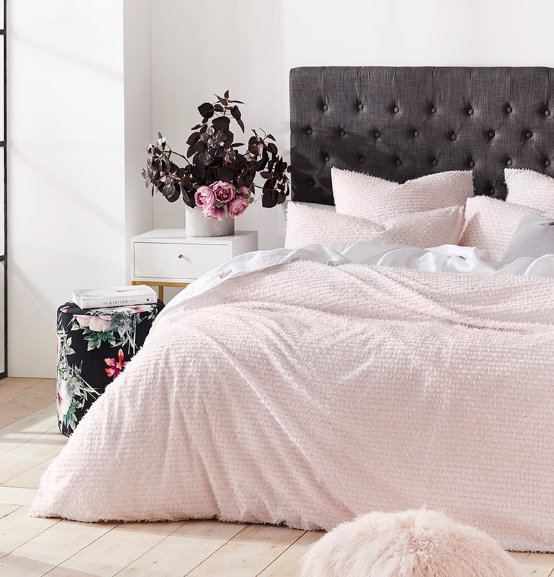 Moondust Light Pink Quilt Cover Set + Separates