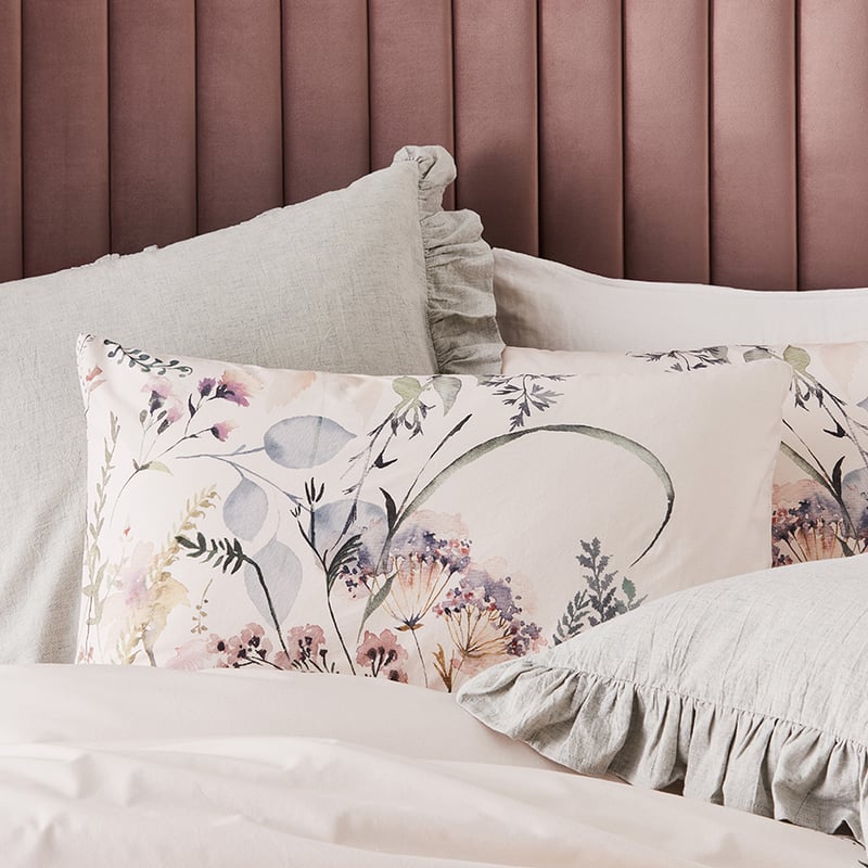 Bouquet Blush Quilt Cover Set + Separates