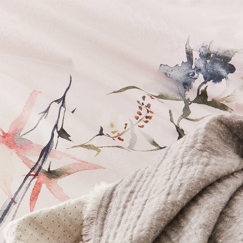 Bouquet Blush Quilt Cover Set + Separates